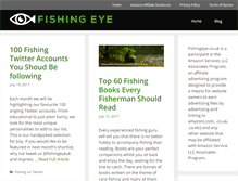 Tablet Screenshot of fishingeye.co.uk